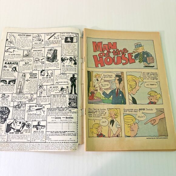 Dennis the Menace Bonus Magazine Comic Book 1972 Wish I Was Book Hank Ketchum - Picture 2 of 3